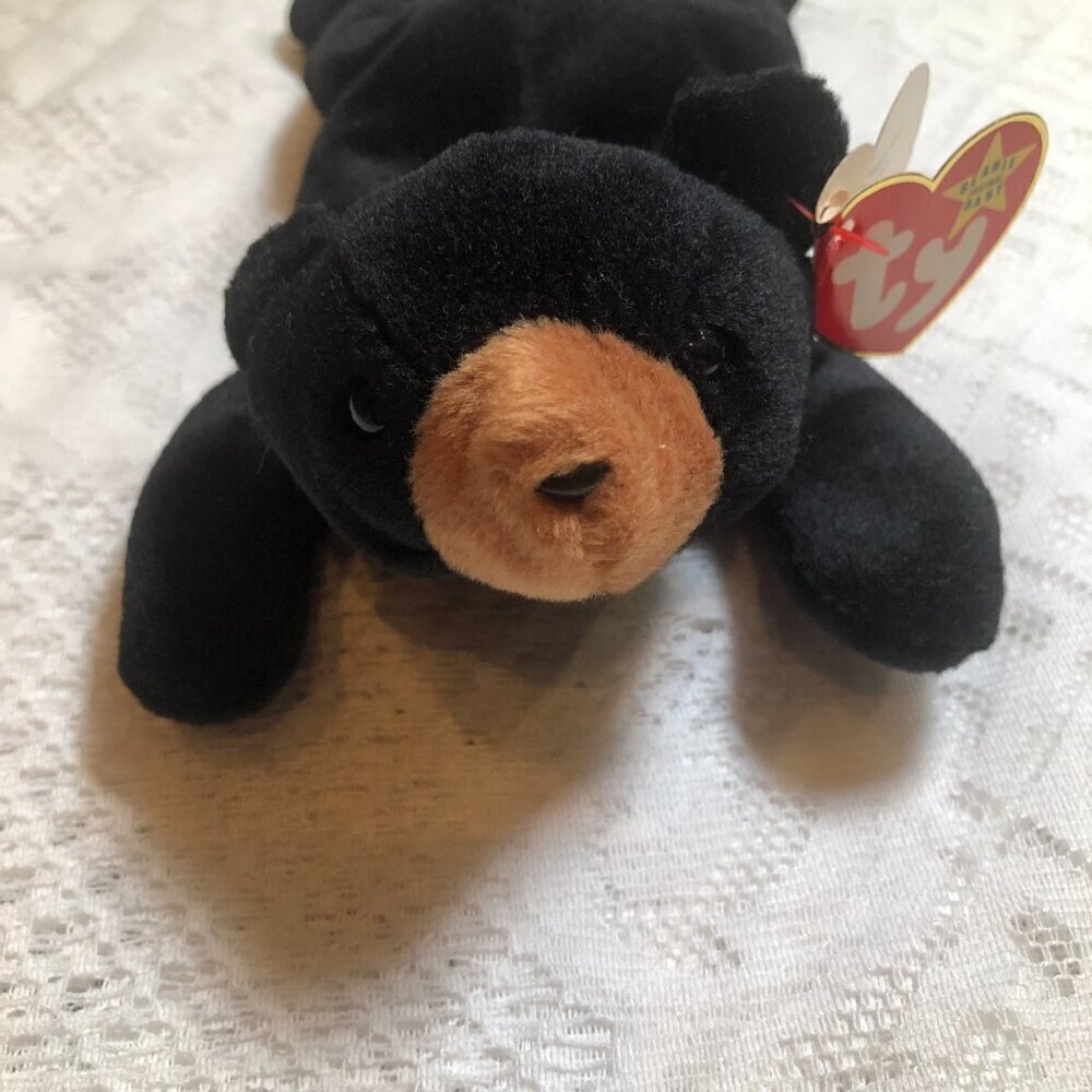 Ty Beanie Baby Blackie the Bear 1994 Vintage